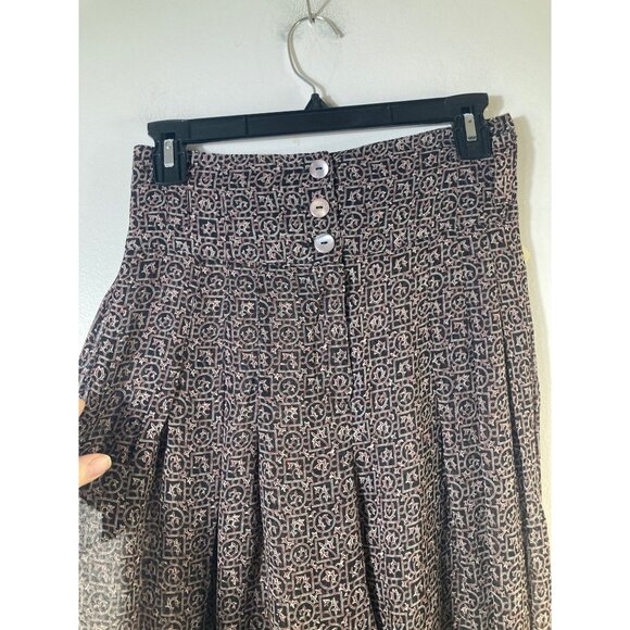 Womens Vintage Crisca Silk Blend High Waisted Sheer Pants EU36 XS 26" NWT - Picture 3 of 11